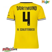 Camiseta Borussia Dortmund Nico Schlotterbeck #4 Primera Equipación para mujer 2026-27 manga corta